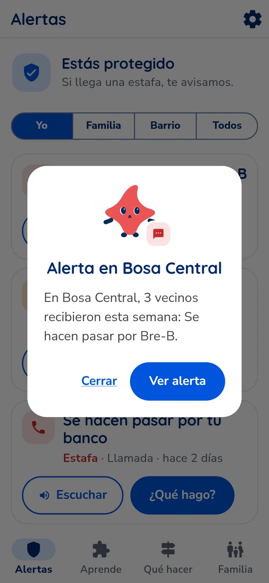 Aviso de Luma: Alerta en Bosa Central, 3 vecinos recibieron la misma estafa