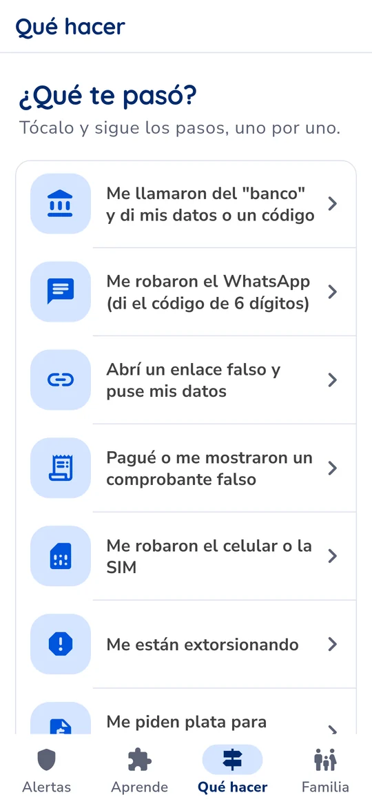 Qué hacer si ya caíste